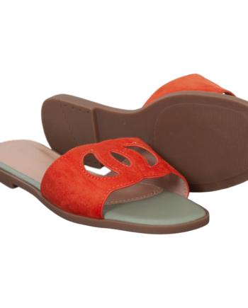 Ideal Shoes Dame Sandaler Orange 41