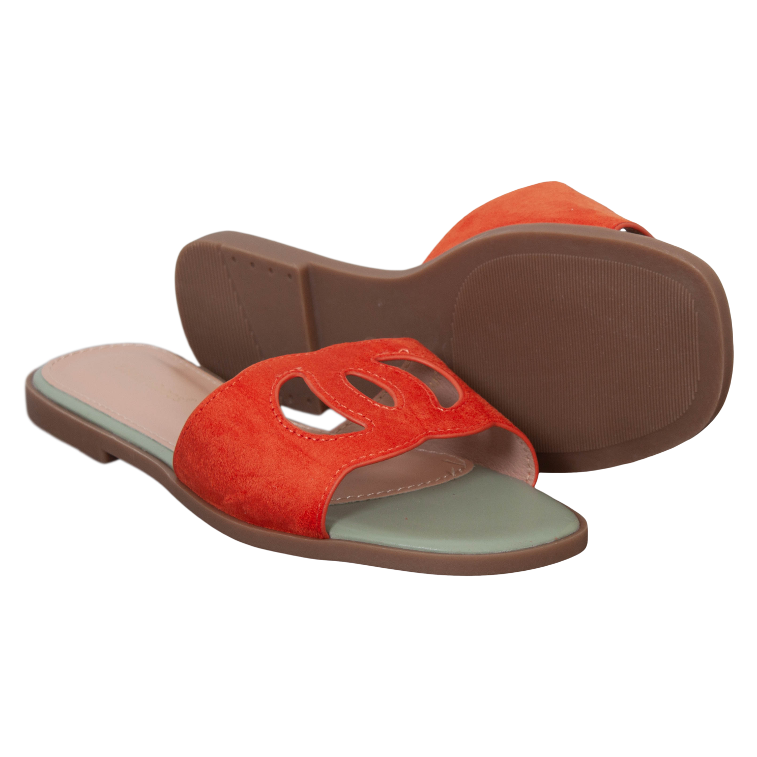 Ideal Shoes Dame Sandaler Orange 41