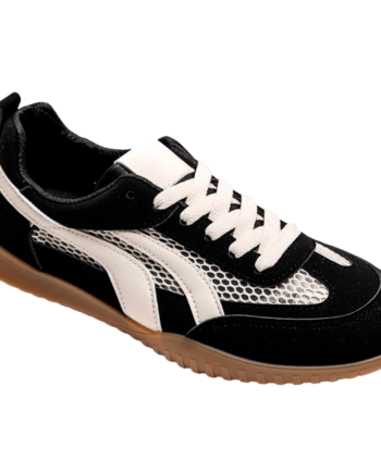 Ideal Shoes Dame Sneakers Black 39