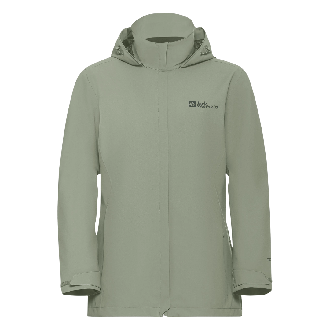 Jakke Til Dame Jack Wolfskin Trailtime 2l Jkt Grøn