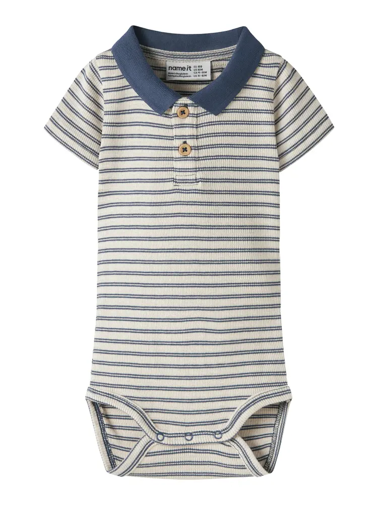 Jerimiah Kortærmet Polo Body Vintage Indigo 68