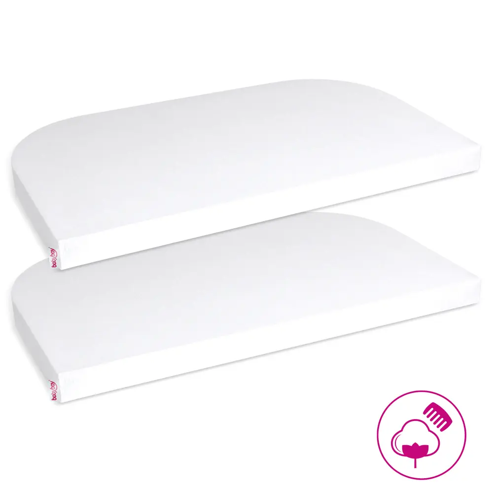 Jersey Lagen Deluxe Stk Til Side By Side Seng Boxspring Hvid