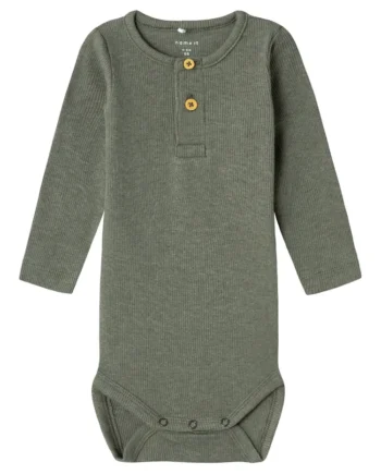 Name It Kab Langærmet Body Dusty Olive 56