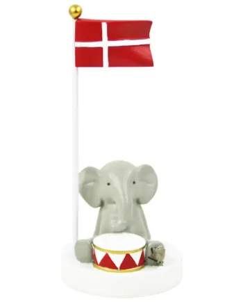 Kids By Friis Bordflag Elefant Med Tromme