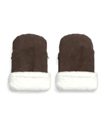 Kong Walther østerbro Handsker Brown Faux Suede