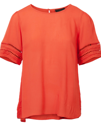 Kopenhaken Bea Dame Bluse Neon Orange