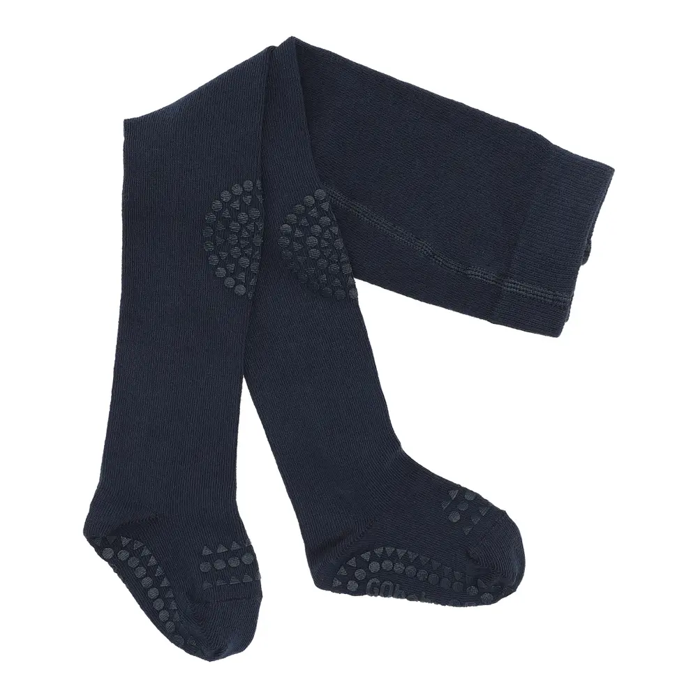 Kravle Strømpebukser Navy Blue 12-18m