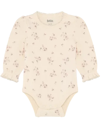 Langæarmet Body    Print Shadow Gray 70