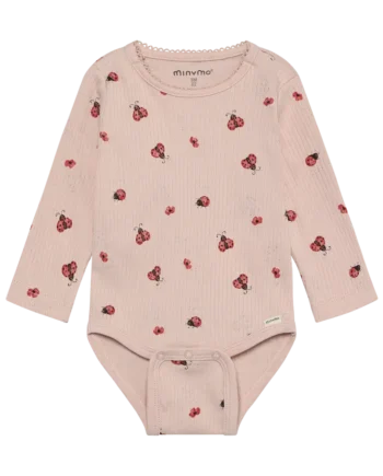 Langærmet Rib Body    Print Peach Whip 62