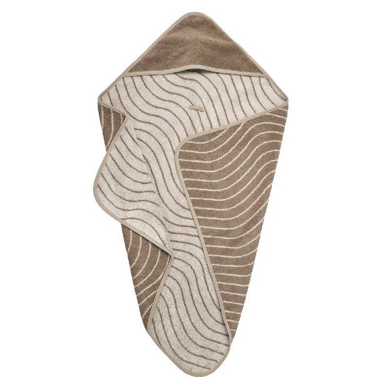 Leander Hoodie Woodland økologisk Bomuld Cappuccino