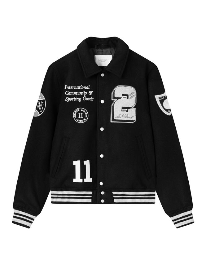 Les Deux Varsity Wool Jacket