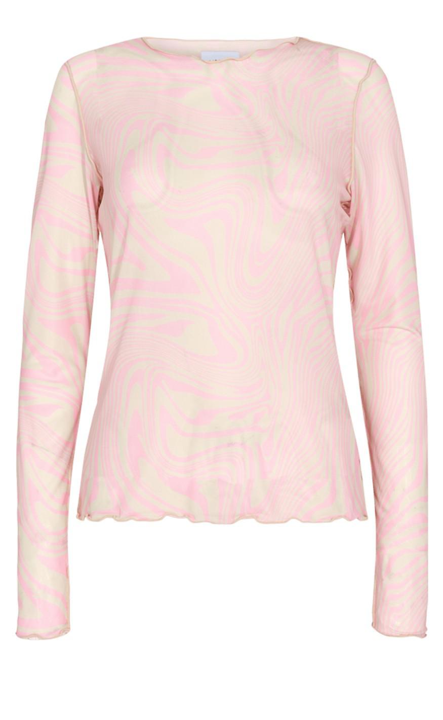 Liberte Bluse Mesh Rose Marble