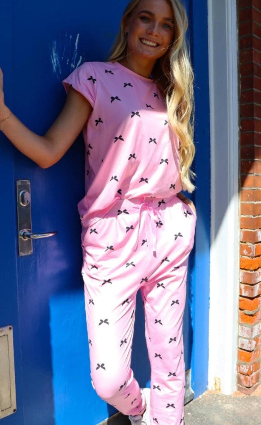 Liberte Bukser Alma Pink Bow