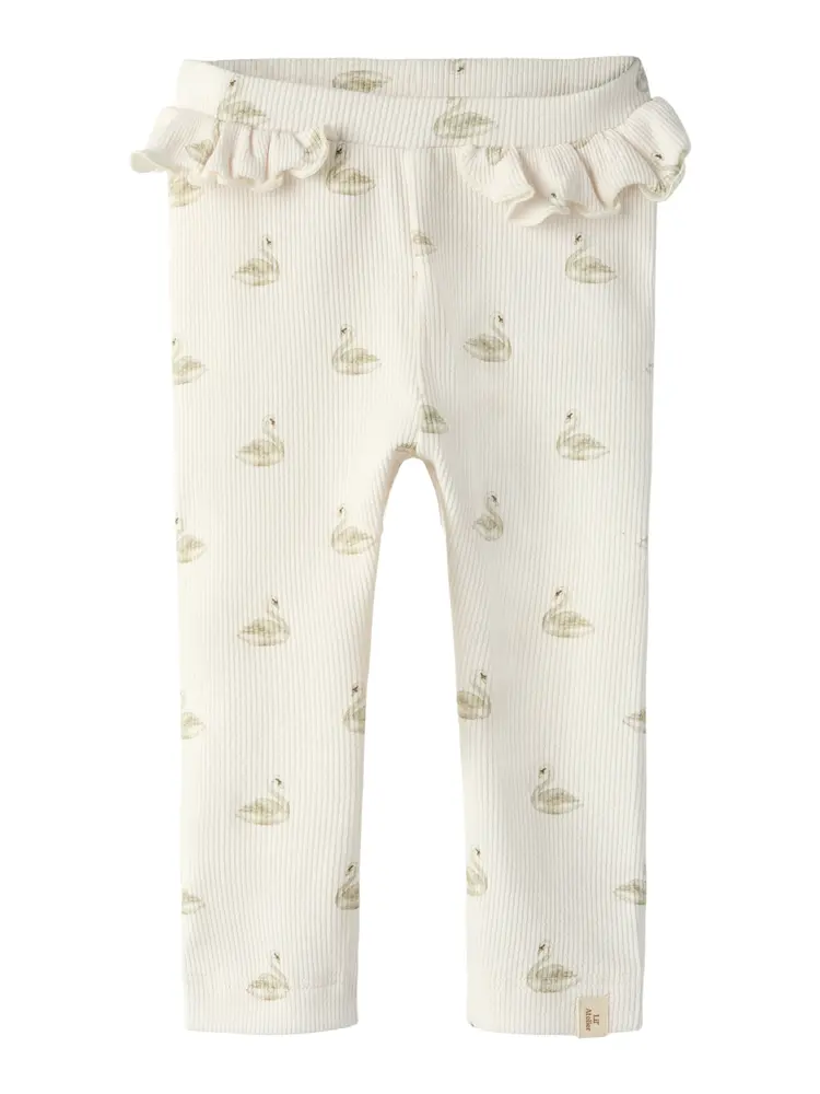 Lil  Atelier Gavo Slim Leggings Pastel Parchment 74