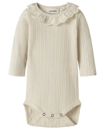 Lil  Atelier Luva Langærmet Slim Body Turtledove 80