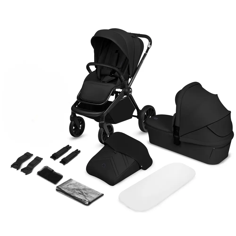 Lionelo Mika Plus 2in1 Kombivogn Black Onyx