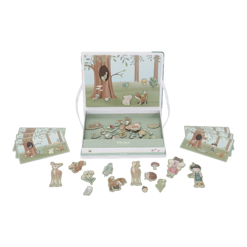 Little Dutch Magnetisk Legesæt Forest Friends