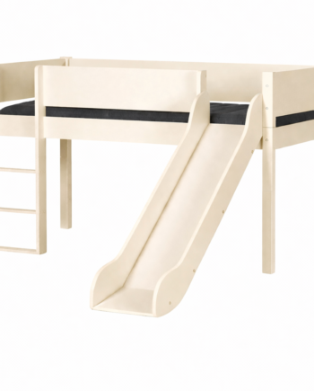 Loke Halvhøjseng Med Rutsjebane  90x200   Modern Beige