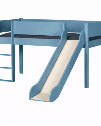 Loke Halvhøjseng Med Rutsjebane  90x200   Ocean Blue