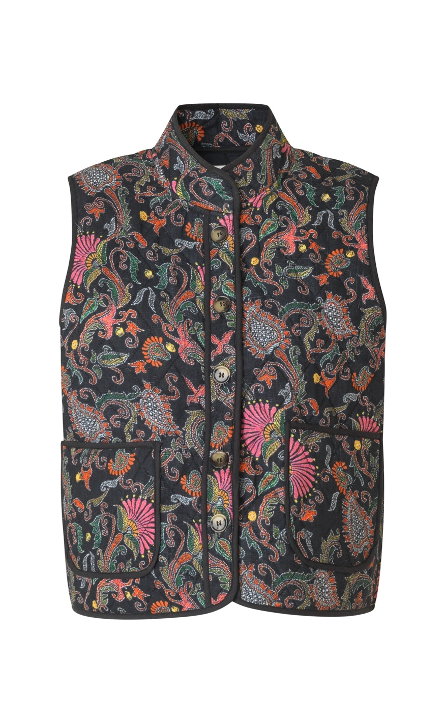 Lollys Laundry Vest Cairo Ll Flower Print