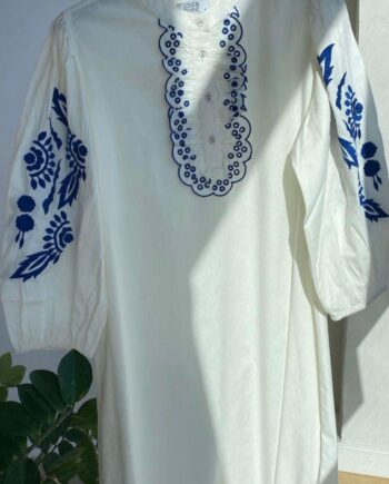 Love   Divine Kjole Love967  Cream Blue