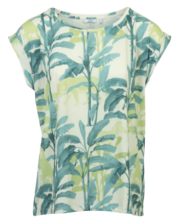 Dame Kortærmet Bluse 66 Green