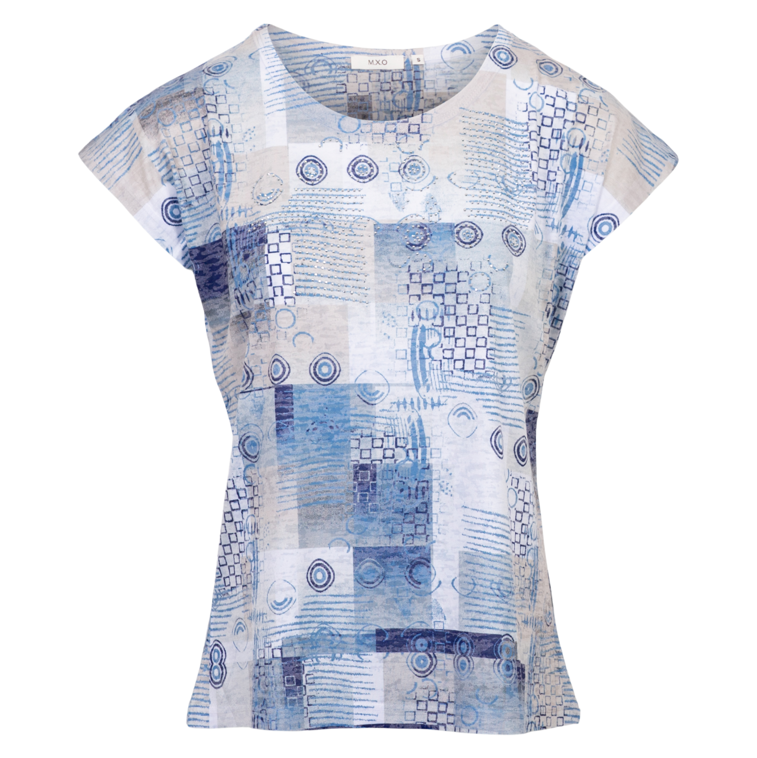 Dame  -shirt Blue Comb