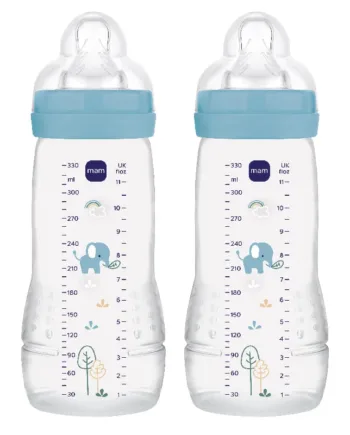Mam Easy Active Baby Bottle 330ml 2p Blue
