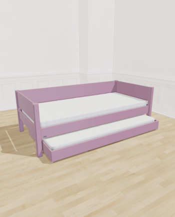 Manis-  Liv Børneseng Med Gæsteseng 90x200 Lavendar Rose