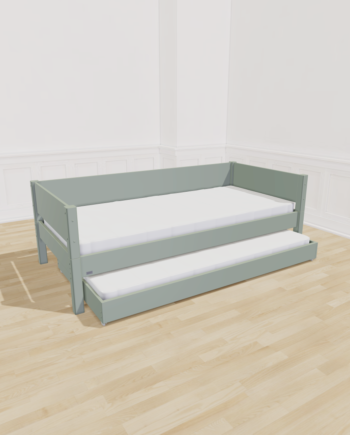 Manis-  Liv Børneseng Med Gæsteseng 90x200 Moss Green