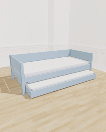 Manis-  Liv Børneseng Med Gæsteseng 90x200 Sky Blue