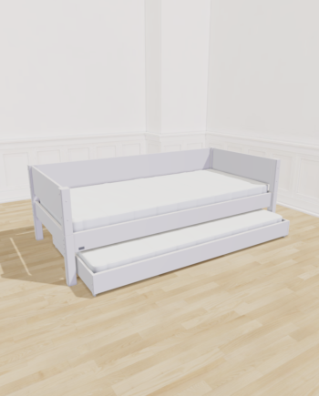 Manis-  Liv Børneseng Med Gæsteseng 90x200 White
