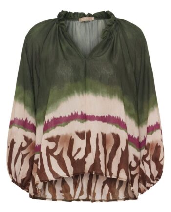 Marta Du Chateau Bluse Belladonna Military