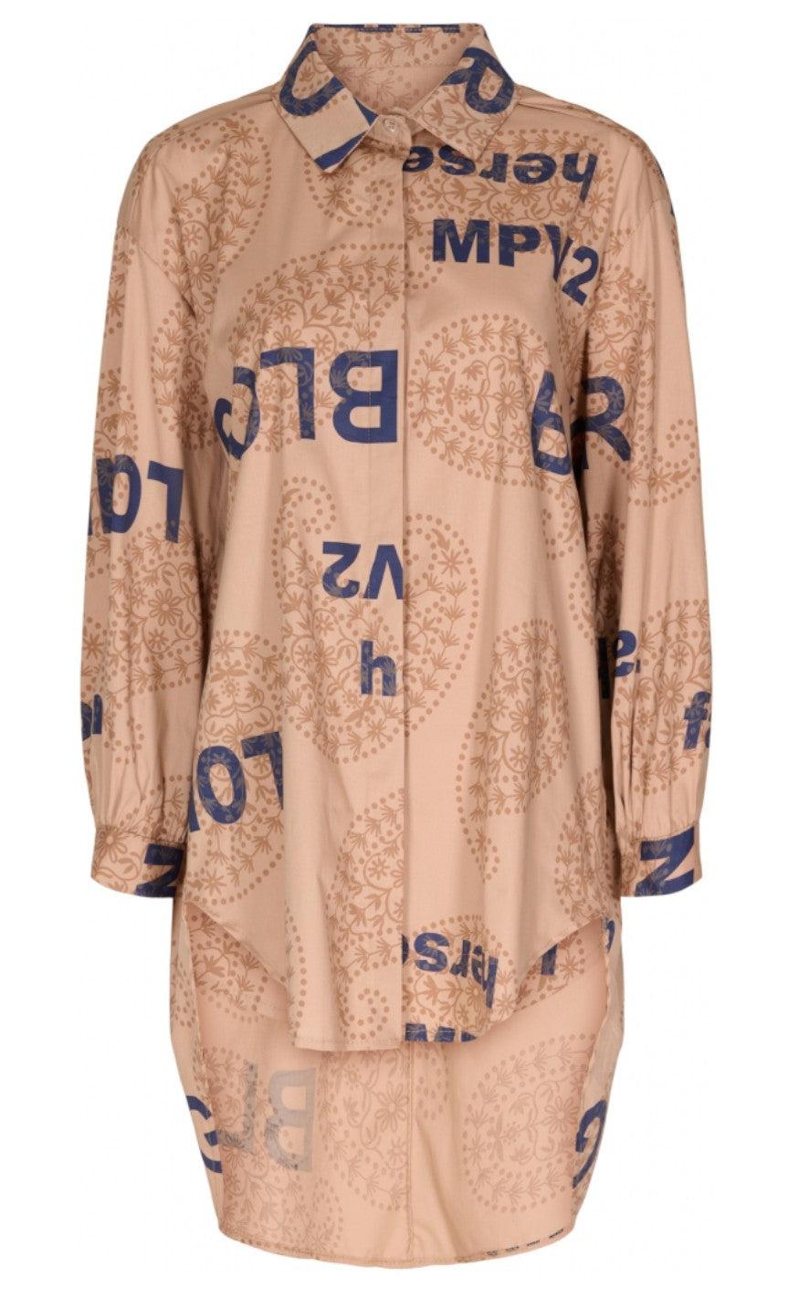 Marta Du Chateau Skjorte Yl83215 Camel