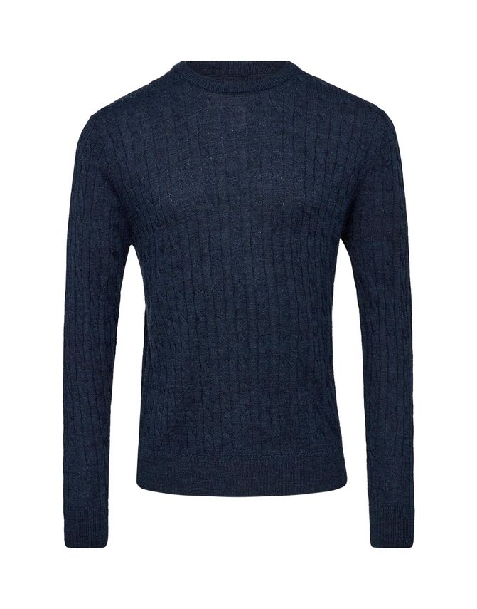 Mens Merino  -neck Modern Fit