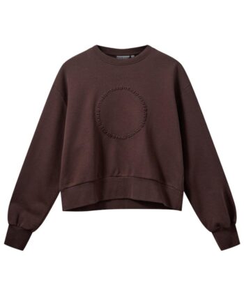 Mkxh2o Sweater   39 Neck Sweat Dark Brown