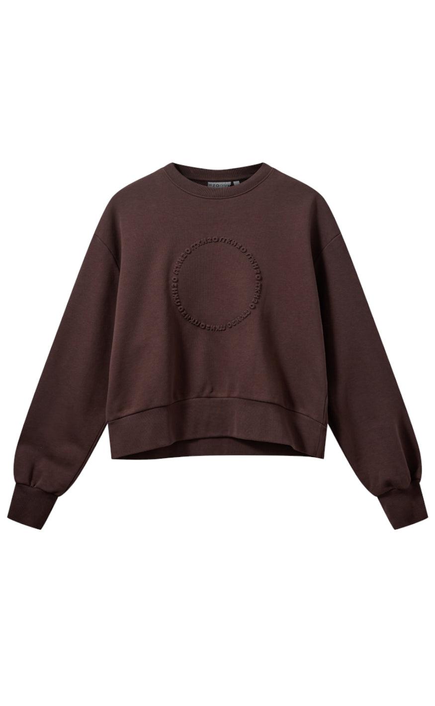 Mkxh2o Sweater   39 Neck Sweat Dark Brown