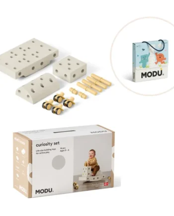 Modu Curiosity Sæt Inkl  Legekort Sand Grey Honey Yellow