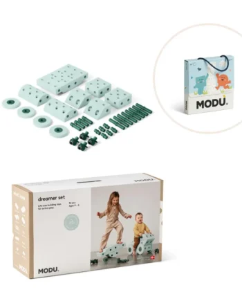 Modu Dreamer Sæt Inkl  Legekort Ocean Mint Forest Green