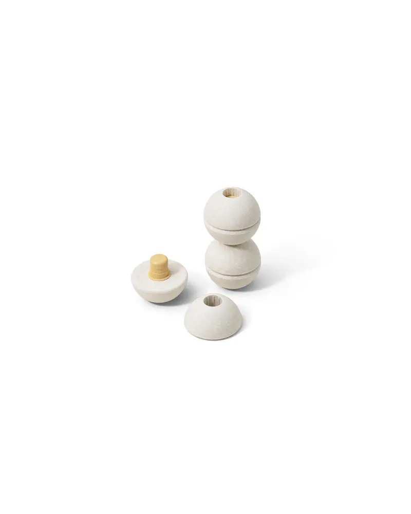Modu 3x Skumbolde Sand Grey   Honey Yellow