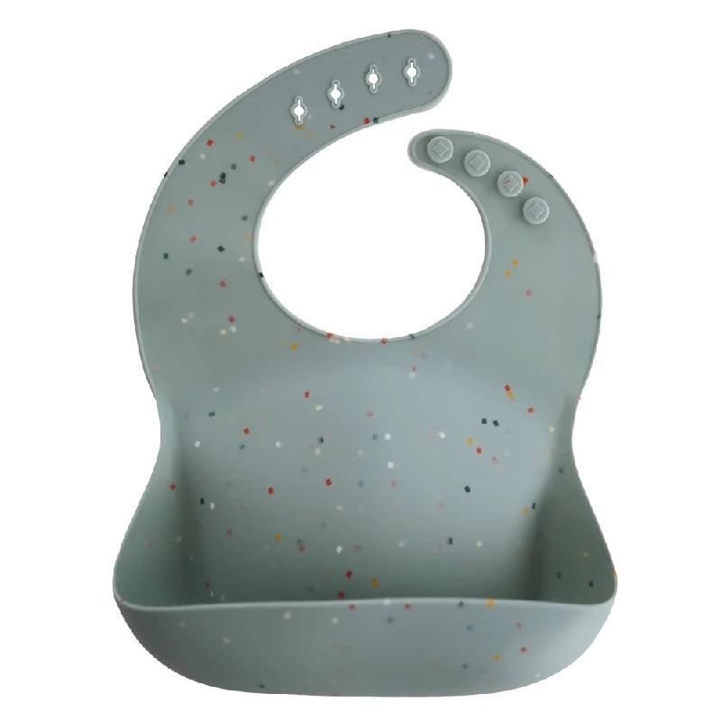 Mushie Hagesmæk Cambridge Blue Confetti