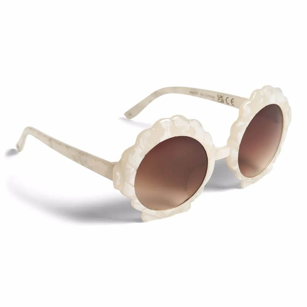 Musling Solbriller Seashell White One Size