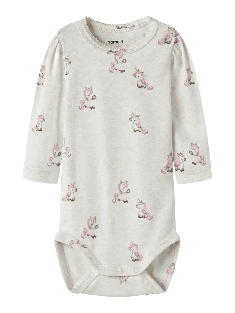 Name It Laurie Langærmet Body Peyote Melange 56