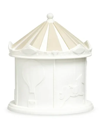 Natlampe Karusel Off White