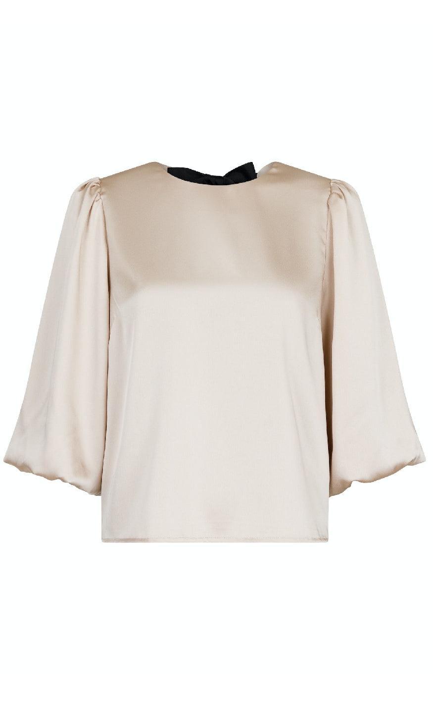 Neo Noir Bluse Lorraine Soft Champagne
