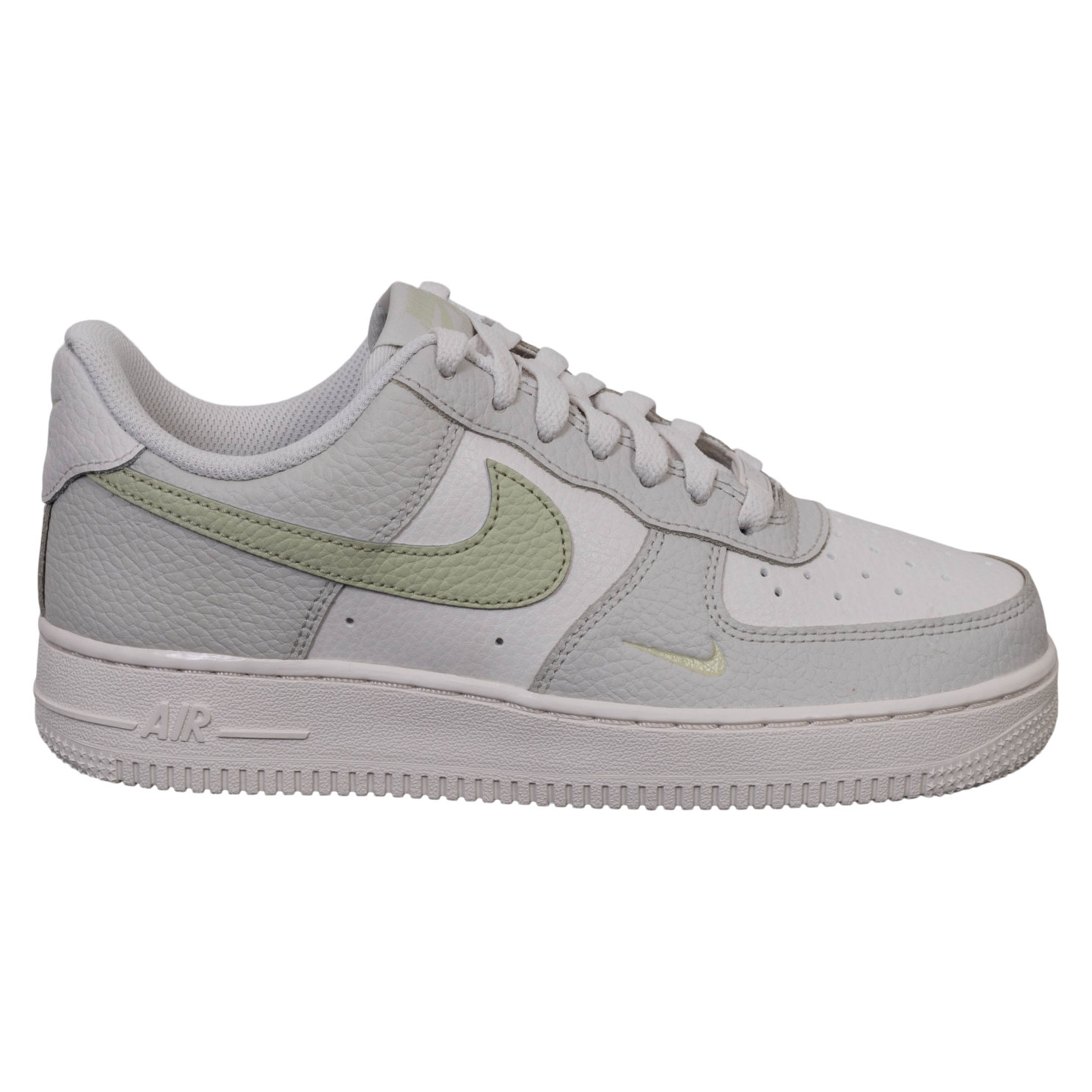Nike Air Force    39 07 Dame Sneakers White Grey Green 39