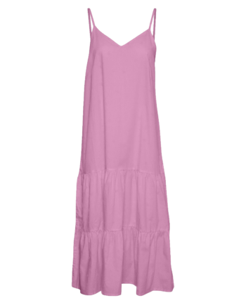 Noisy May Dame Kjole Fuchsia Pink