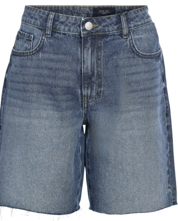 Noisy May Dame Shorts Medium Blue Denim