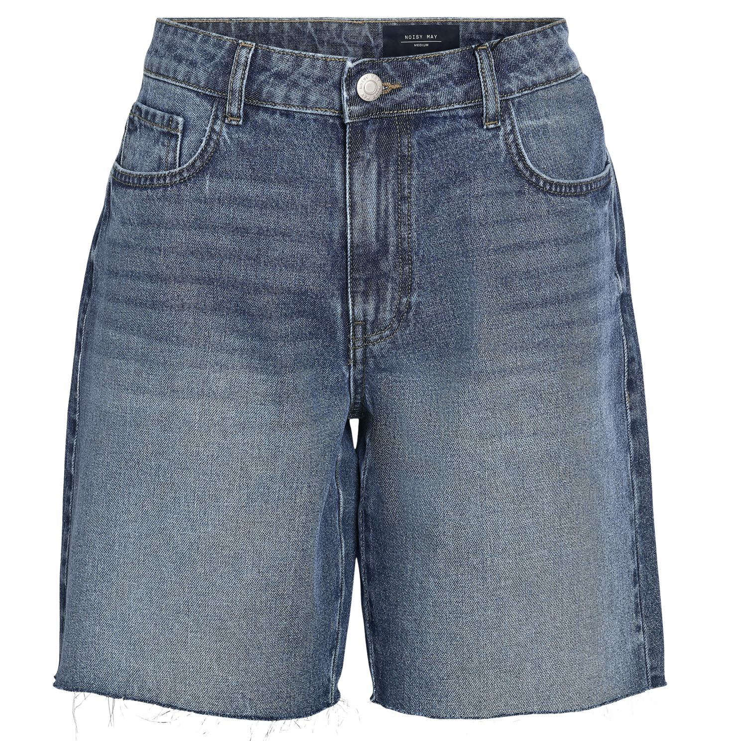 Noisy May Dame Shorts Medium Blue Denim