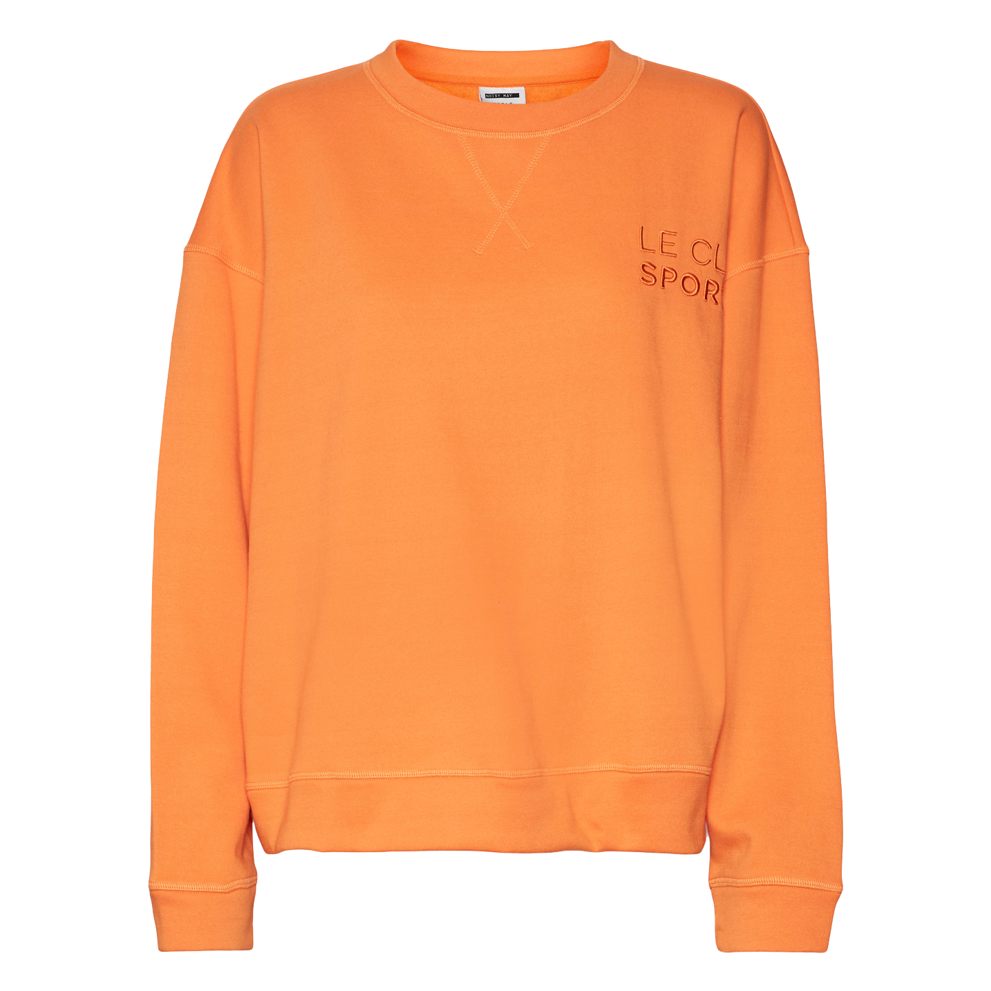 Noisy May Dame Sweatshirt Vibrant Orange Xs